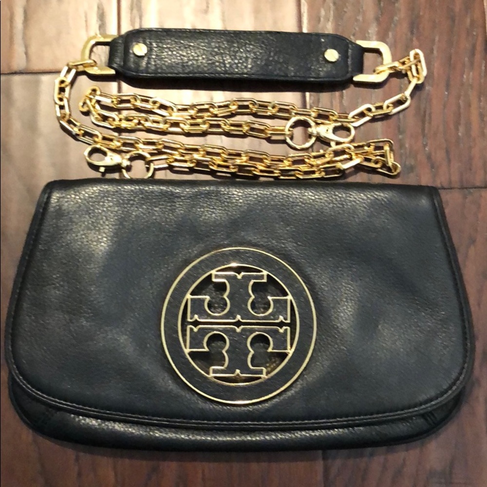 Tory Burch Amanda Leather Clutch